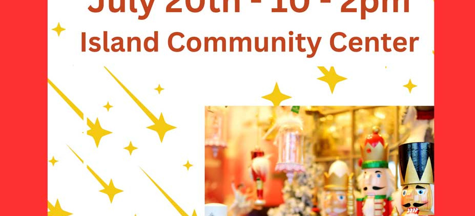 Christmas in July Craft Fair at ICC poster