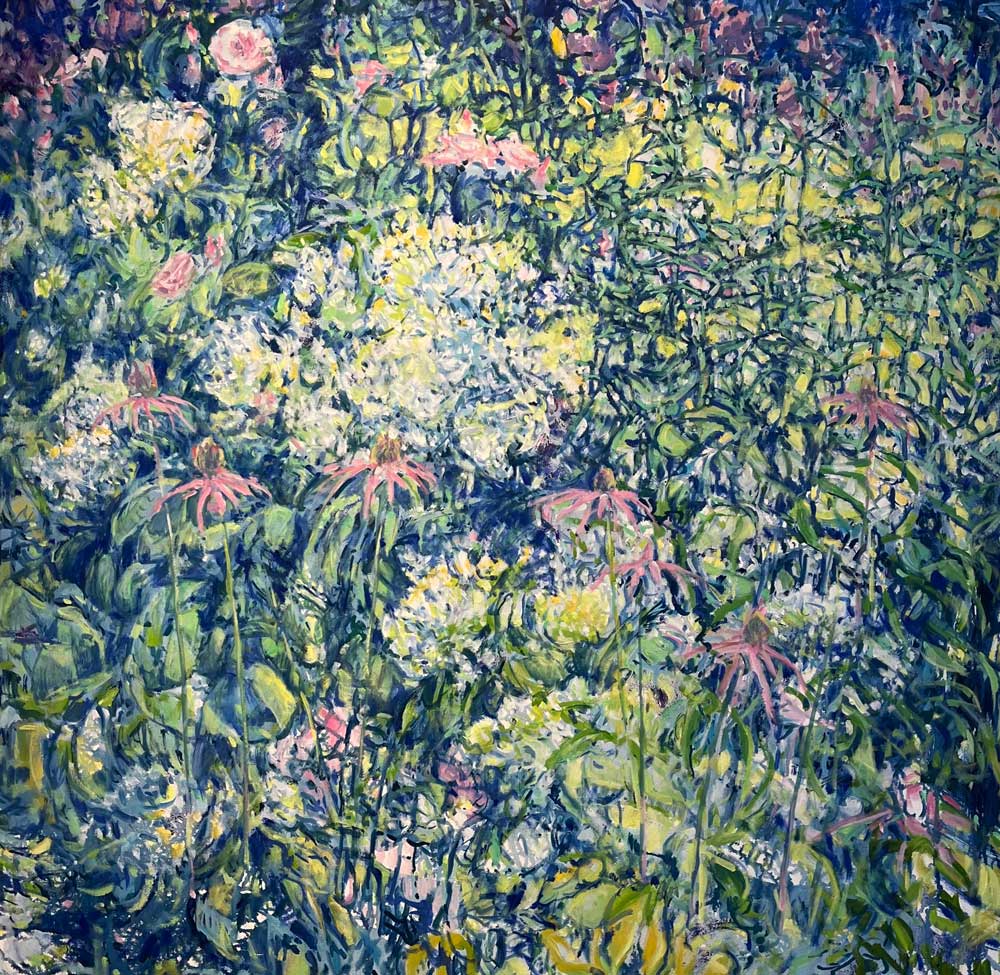 Echinacea by Robert Starkey, oil on canvas, DIAA